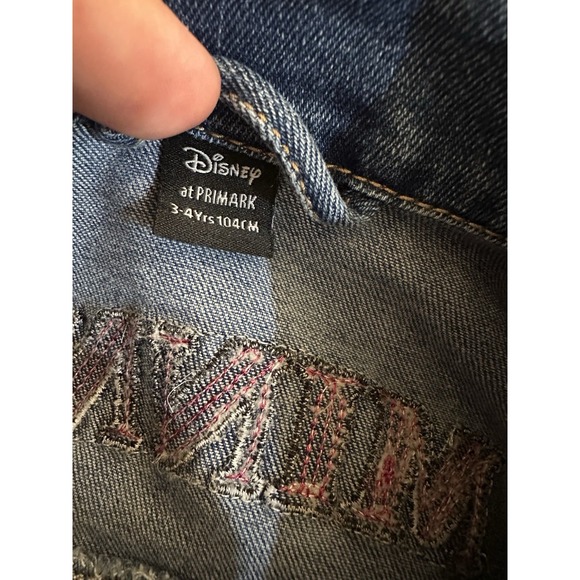 Disney At Primark Minnie Mouse Jean Jacket Size 3-4 - Picture 4 of 6